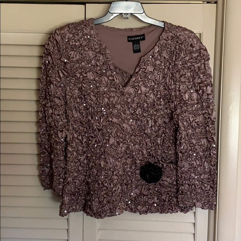 Beaded dress top
